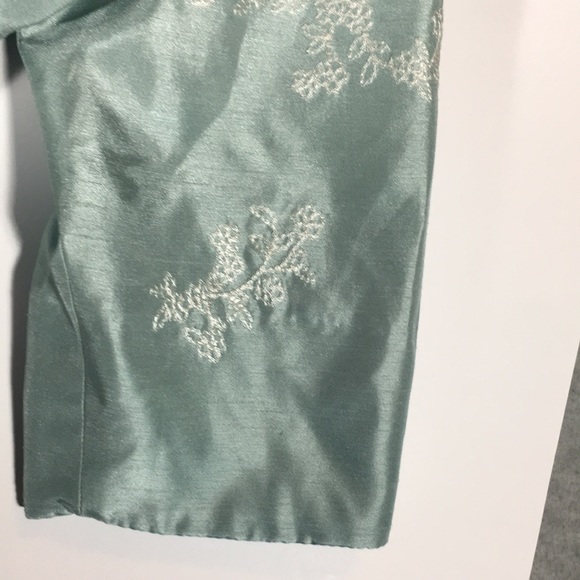 JESSICA HOWARD Embroidered Mandarin Style Silk-Look Evening Special Occasion - Picture 6 of 15